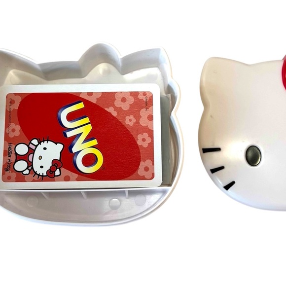 Hello Kitty Uno Card Game 2006 Collector's Edition Logo Case Sanrio Sababa Rare - Picture 3 of 14